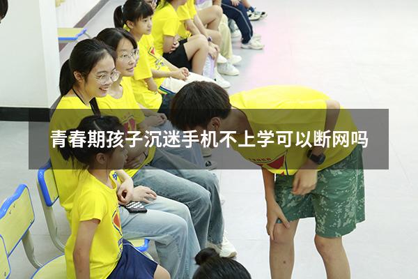 青春期孩子沉迷手机不上学 可以断网吗